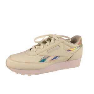 Reebox Women's Classic Holographic White Sneakers Size 9